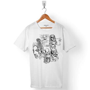SLIPKNOT MICK THOMSON SLIP KNOT LOGO TASARIM ERKEK TİŞÖRT - 1