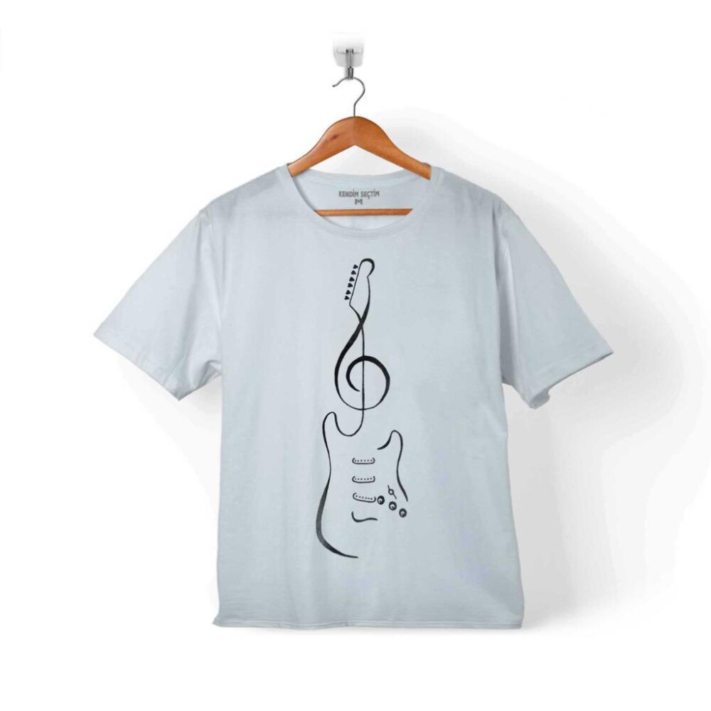 SOL ANAHTARI ELEKTRO GİTAR MÜZİK NOTA METALLICA ÇOCUK TİŞÖRT - KENDİM SEÇTİM