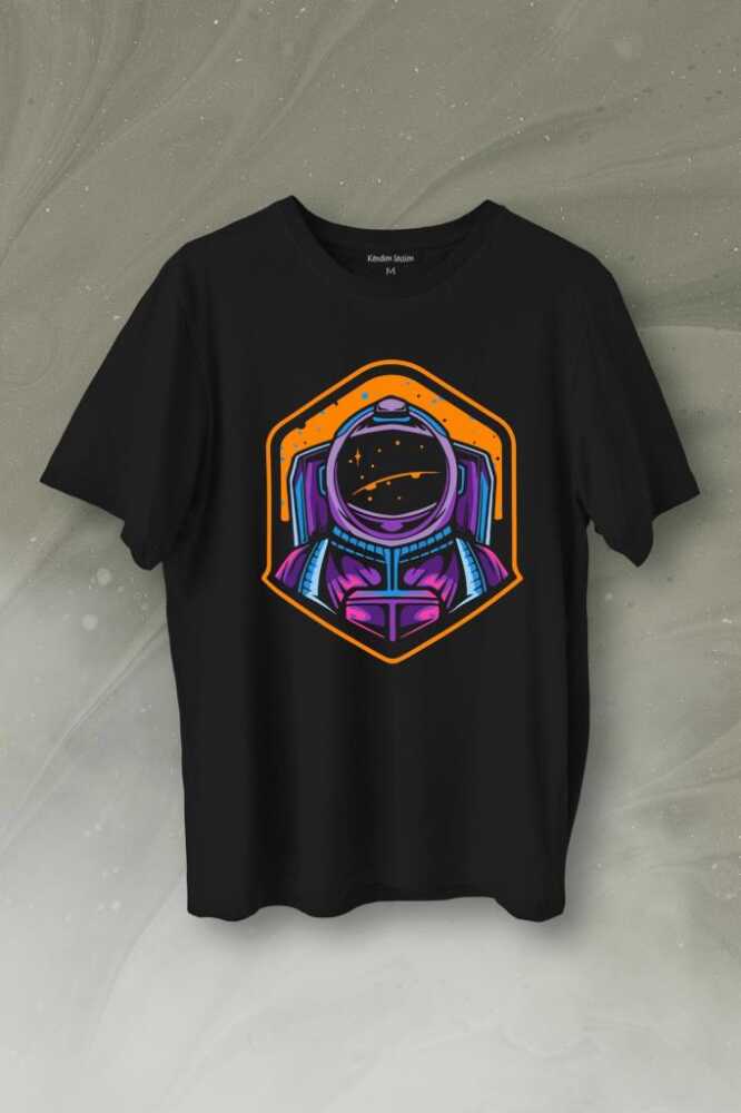 Solana Sol Astronot Cyrpto Coin Logo Baskılı Tişört Unisex T-Shirt - 1