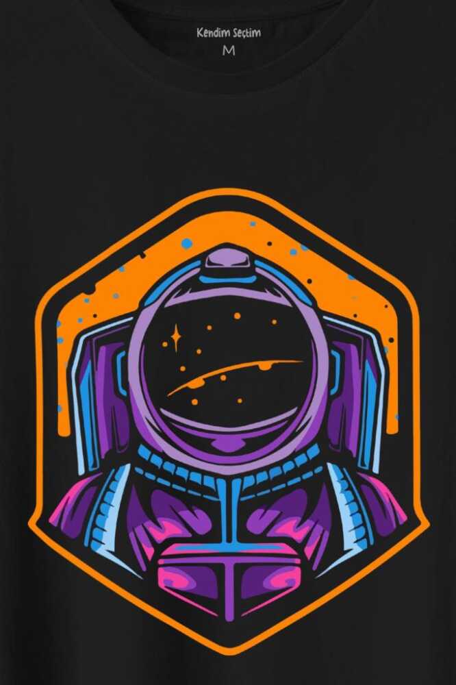 Solana Sol Astronot Cyrpto Coin Logo Baskılı Tişört Unisex T-Shirt - 2