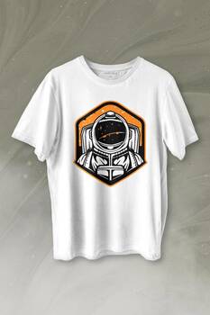 Solana Sol Astronot Cyrpto Coin Logo Baskılı Tişört Unisex T-shirt - 1