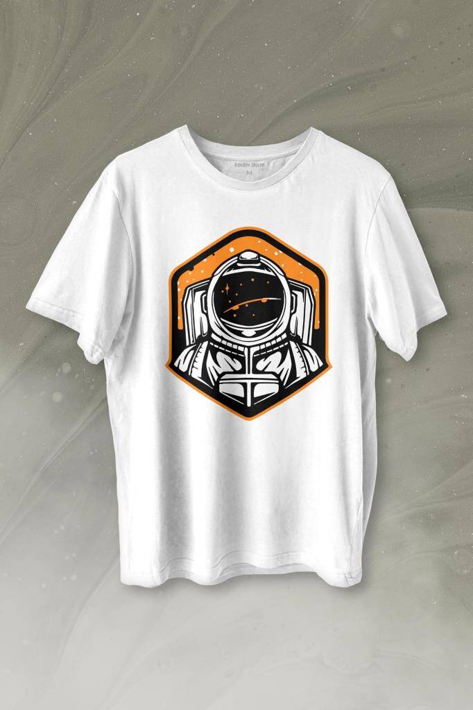 Solana Sol Astronot Cyrpto Coin Logo Baskılı Tişört Unisex T-shirt - 1