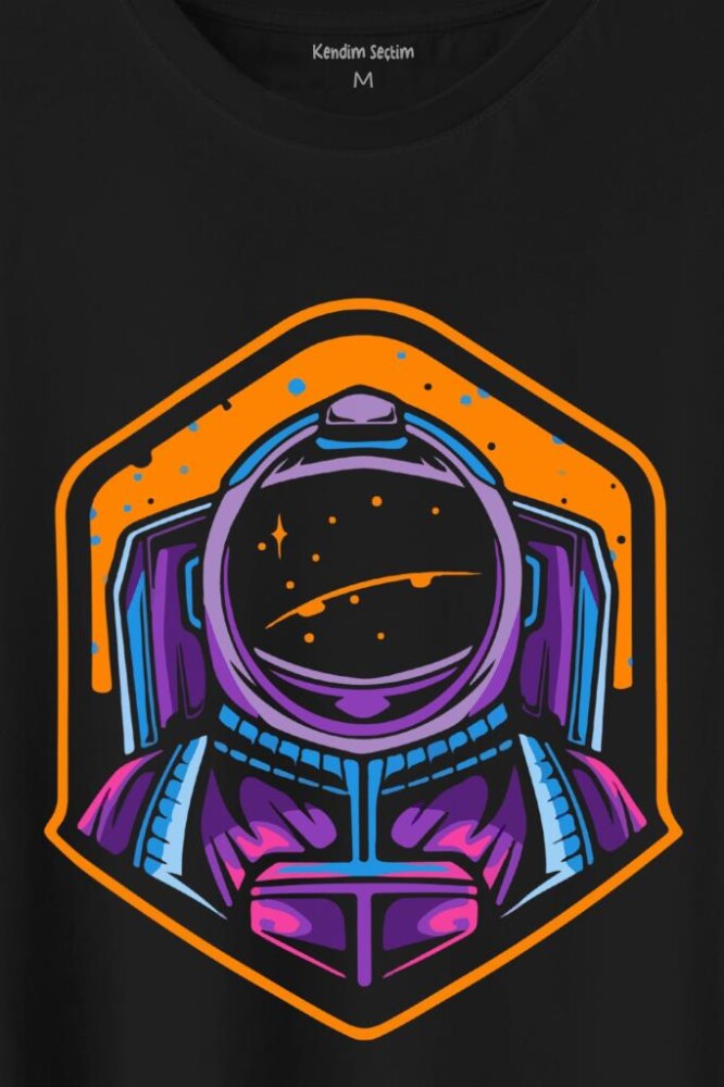 Solana Sol Astronot Cyrpto Coin Logo Baskılı Tişört Unisex T-Shirt - 2