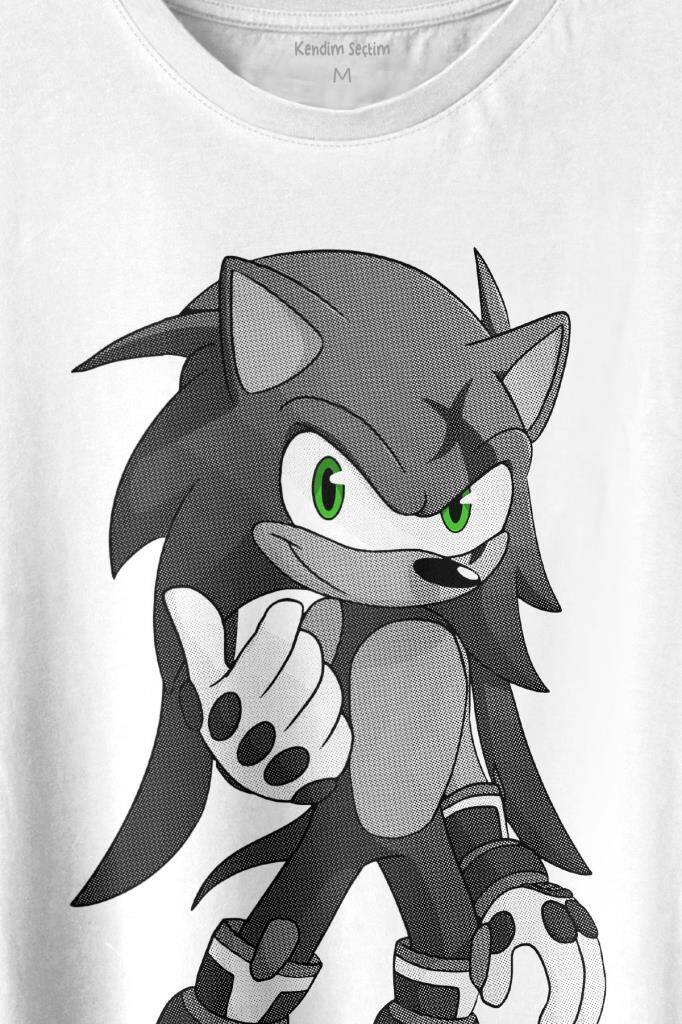 Sonic Boom Hedgehog Baskılı Tişört Unisex T-shirt (1)