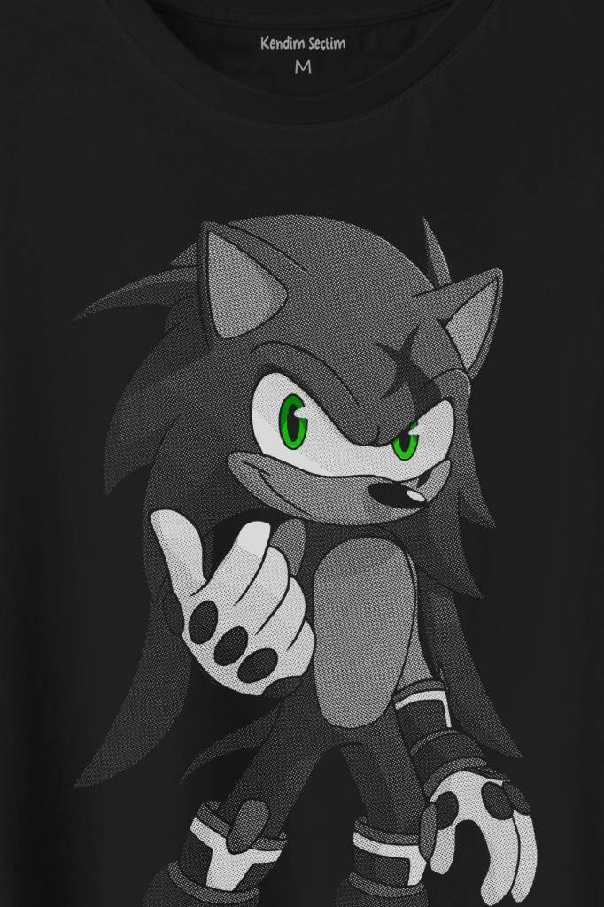 Sonic Boom Hedgehog Baskılı Tişört Unisex T-Shirt - 2