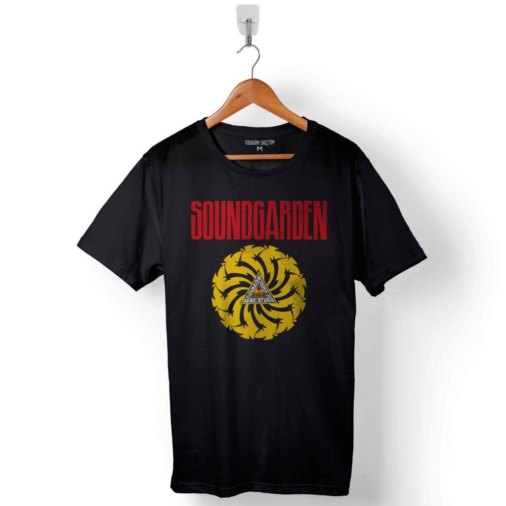 Soundgarden Sound Garden Logo Baskılı Tişört Unisex T-Shirt - 1
