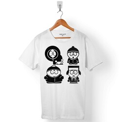 SOUTH PARK ANİMASYON KOREA LOGO ERKEK TİŞÖRT - 1