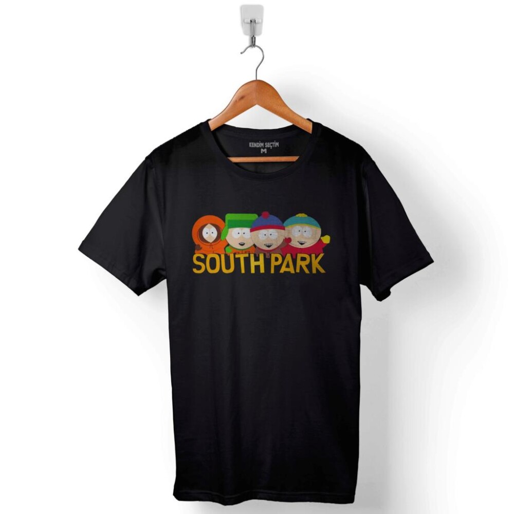 South Park Hall Monıtor Erıc Cartman Baskılı Tişört Unisex T-Shirt - 1