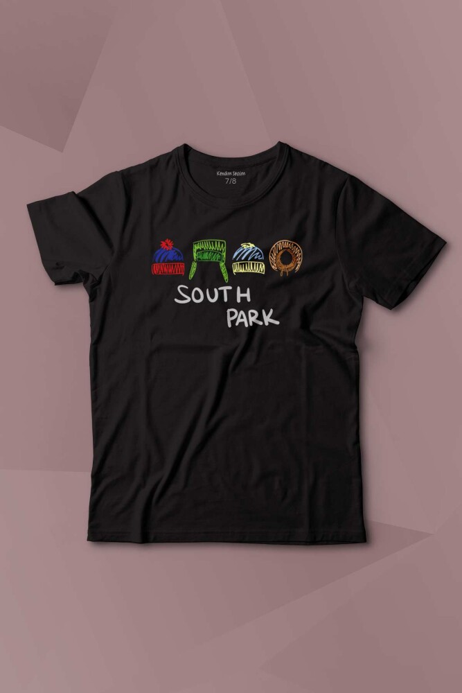 South Park Kenny Cartman Kyle Stan Dizi Film Baskılı Çocuk Tişört Kısa Kollu - 1
