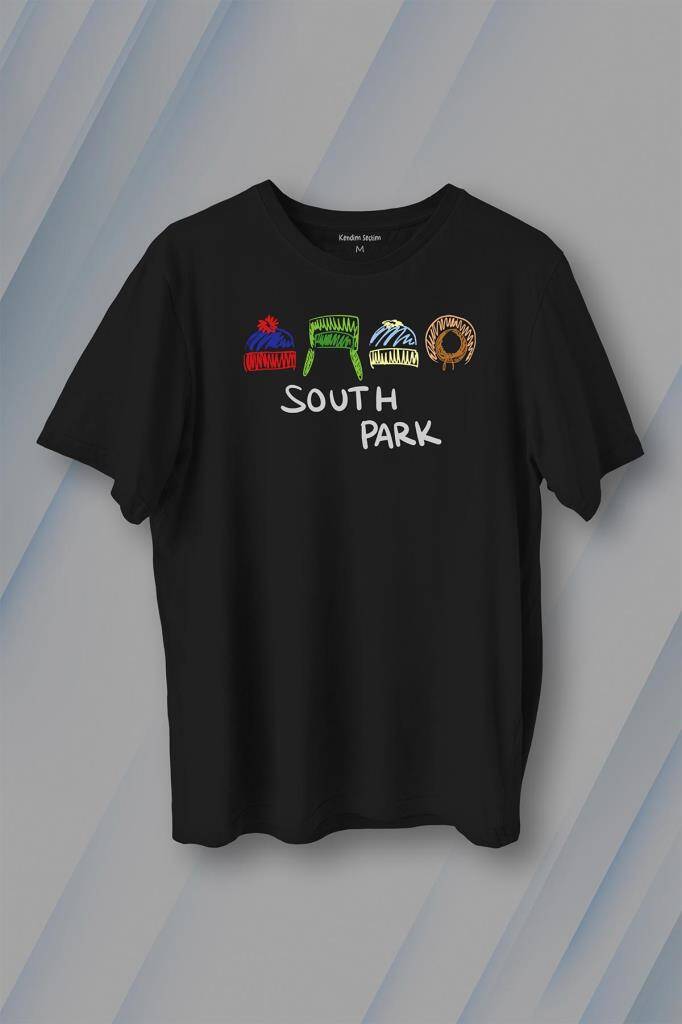 South Park Kenny Cartman Kyle Stan Dizi Film Baskılı Tişört Unisex T-Shirt - 1