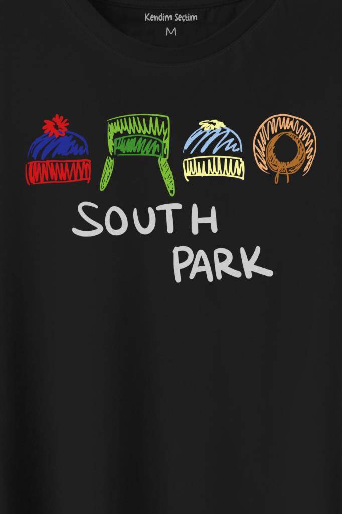 South Park Kenny Cartman Kyle Stan Dizi Film Baskılı Tişört Unisex T-Shirt (1)
