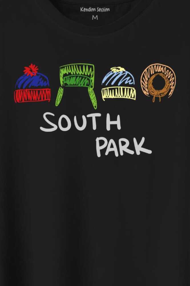 South Park Kenny Cartman Kyle Stan Dizi Film Baskılı Tişört Unisex T-Shirt (1)