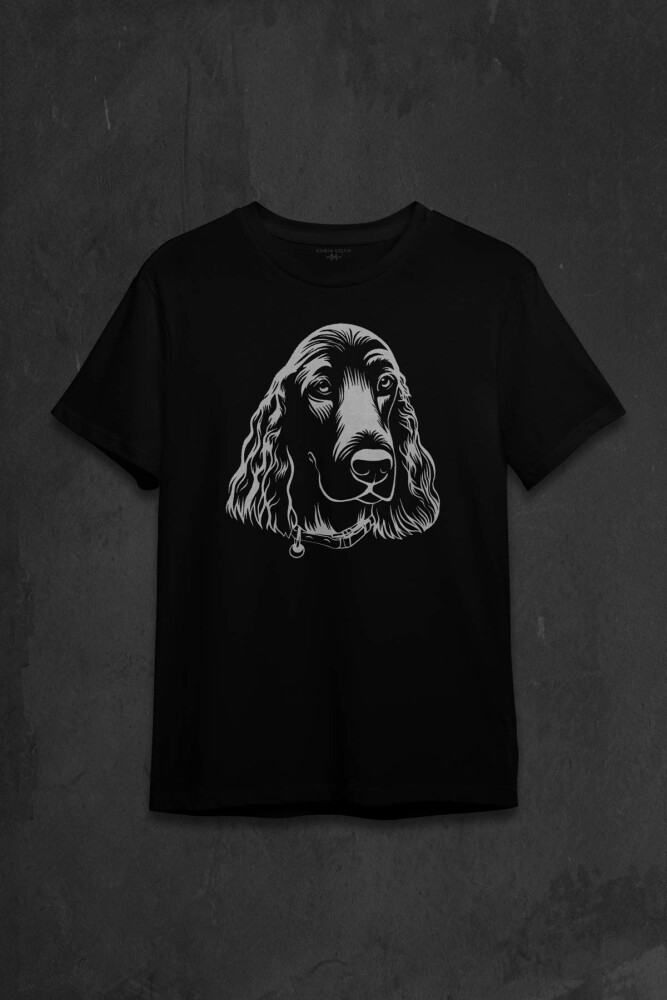 Spanyel Köpeği Spaniel Dog Baskılı Tişört Unisex T-shirt - 1