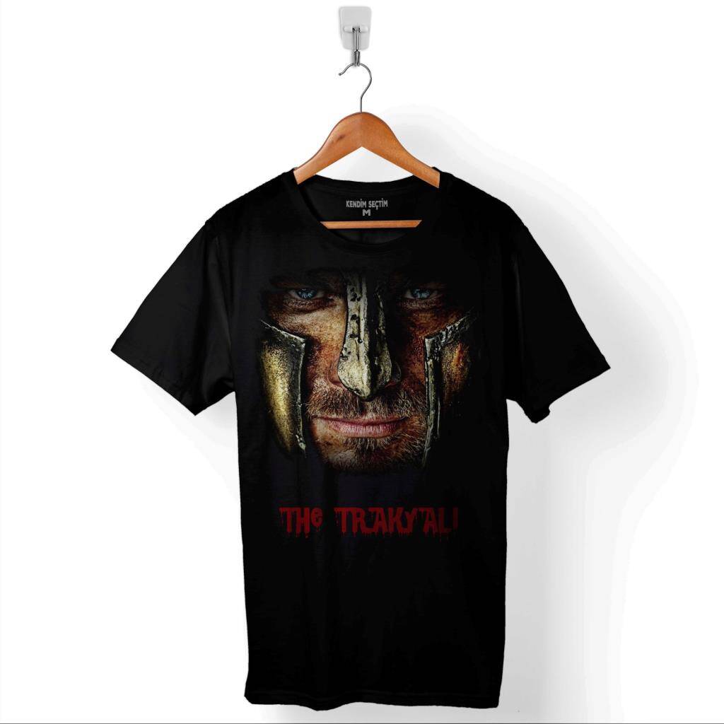 Spartacus The TrakyAli 300 SpartAli Spartan Baskılı Tişört Unisex T-Shirt - 1