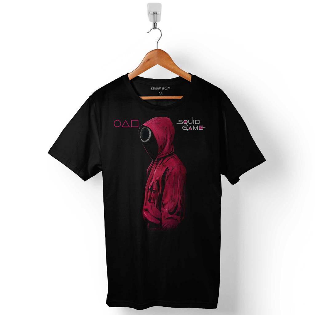 Squid Game Red Green Light Kırmızı Yeşil Işık Baskılı Tişört Unisex T-Shirt - 1