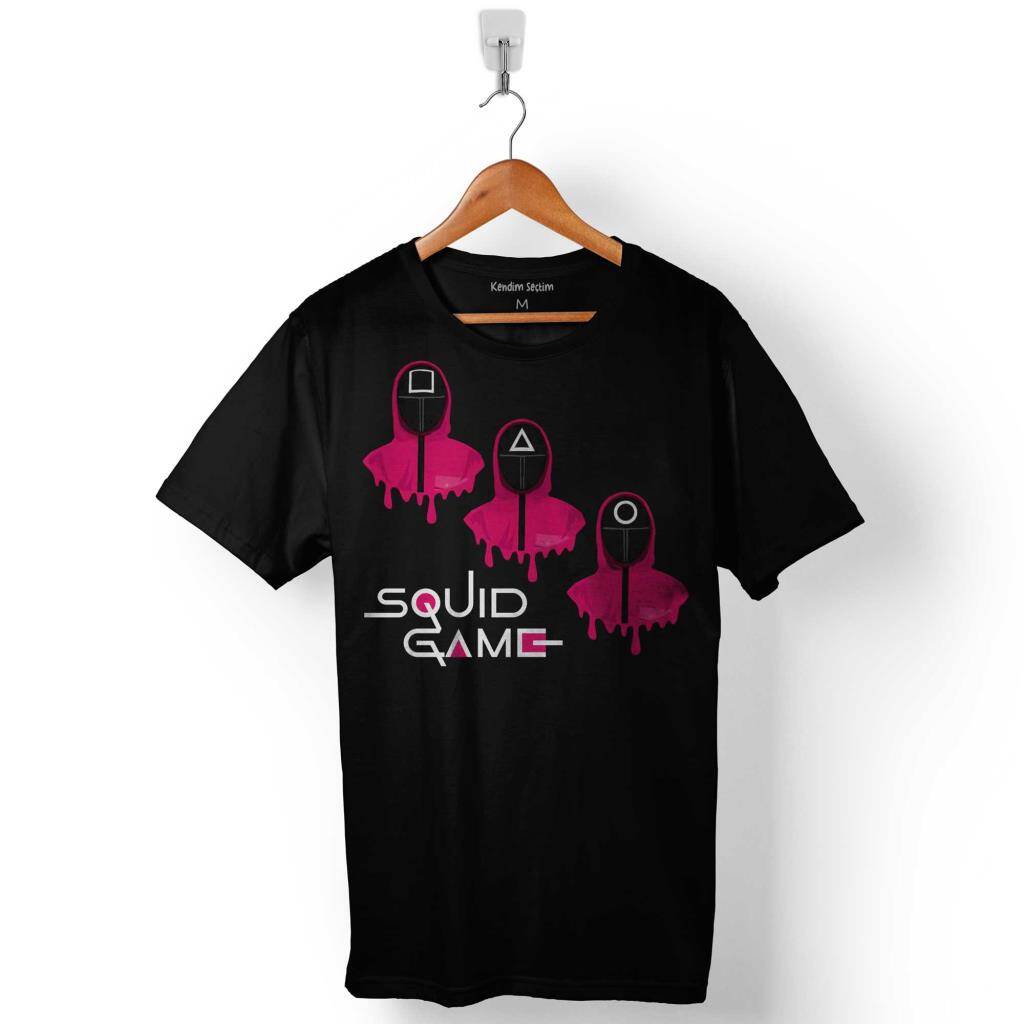 Squid Game Red Green Light Kırmızı Yeşil Işık Baskılı Tişört Unisex T-Shirt - 1