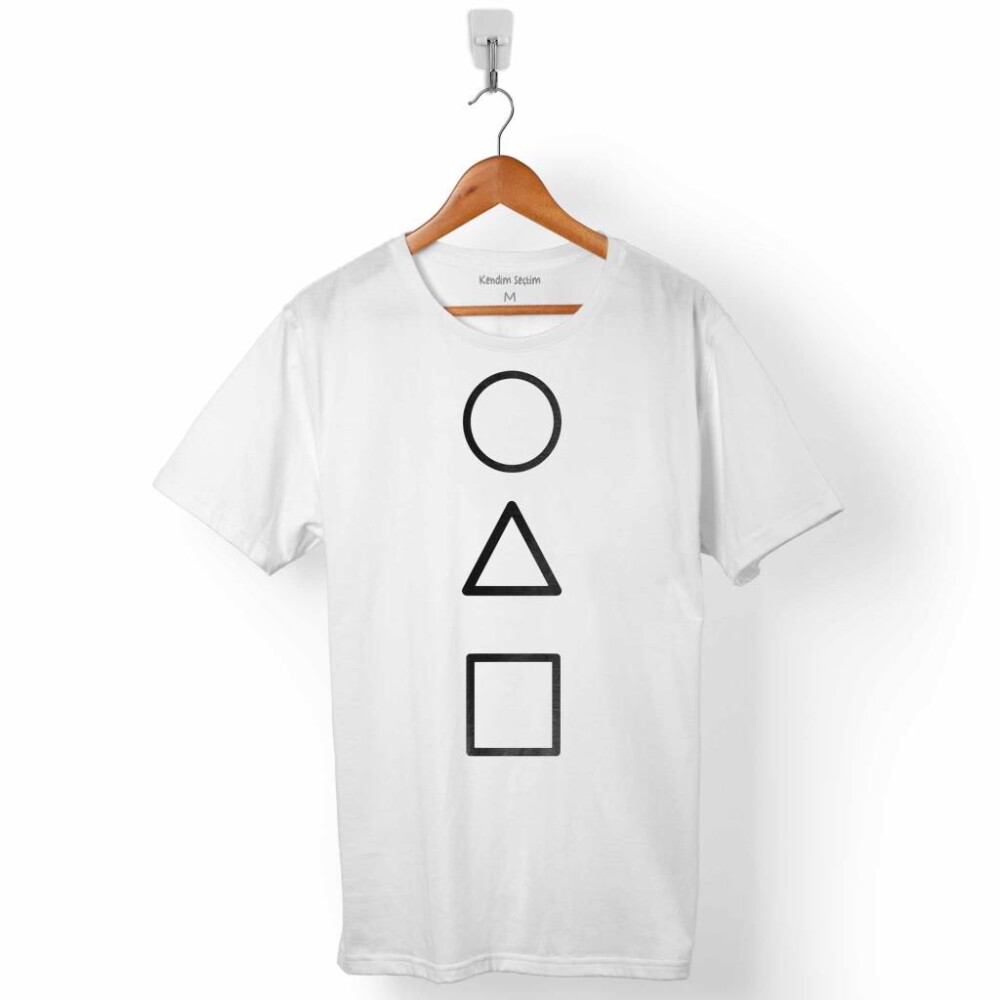  SQUID GAME RED GREEN LIGHT KIRMIZI YEŞİL IŞIK CARTOON ERKEK TİŞÖRT