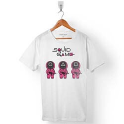  SQUID GAME RED GREEN LIGHT KIRMIZI YEŞİL IŞIK CARTOON ERKEK TİŞÖRT - 1