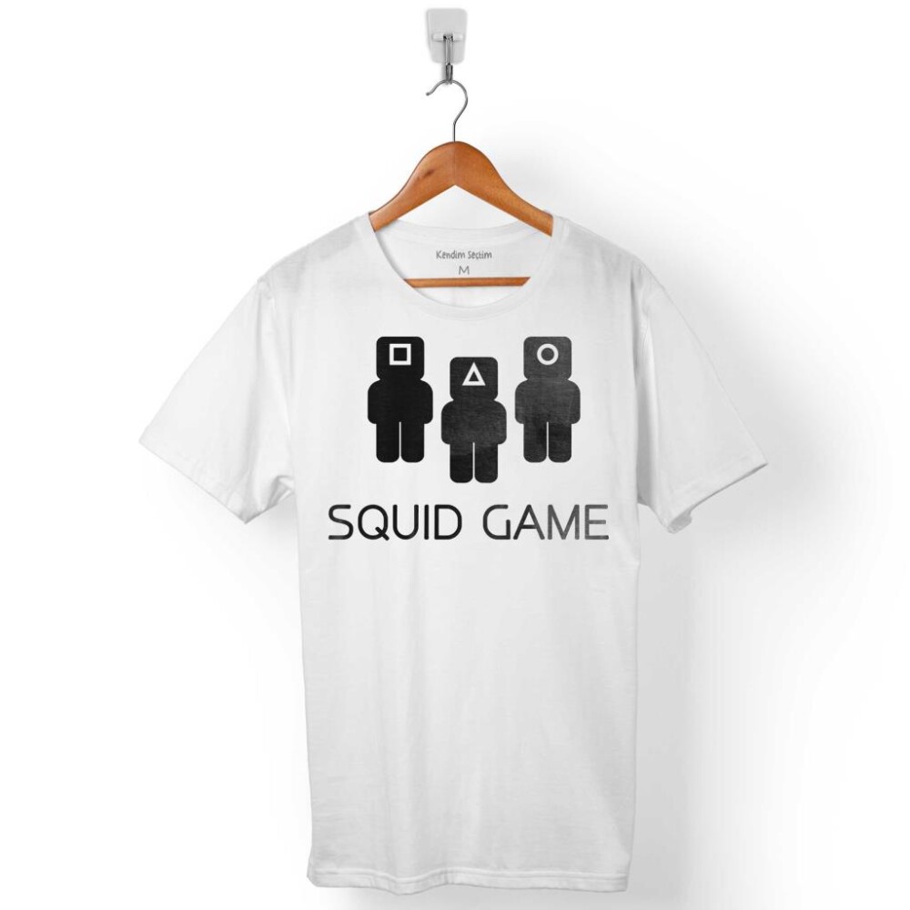 SQUID GAME RED GREEN LIGHT KIRMIZI YEŞİL IŞIK ERKEK TİŞÖRT - KENDİM SEÇTİM