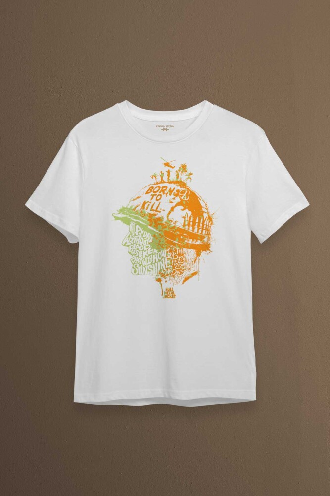 Stanley Kubrick Full Metal jacket Filmi 1995 Orange Baskılı Tişört Unisex T-shirt
