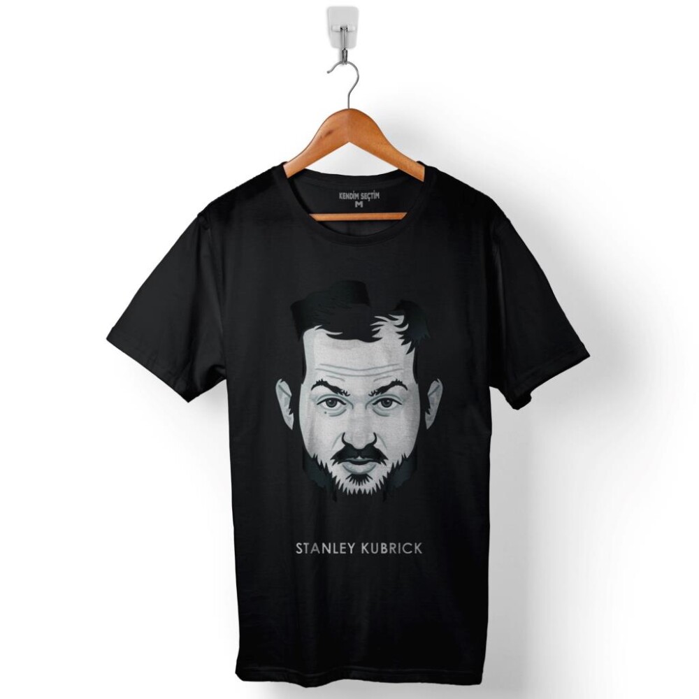 Stanley Kubrick Sinema Filmi Yönetmen Baskılı Tişört Unisex T-Shirt - 1