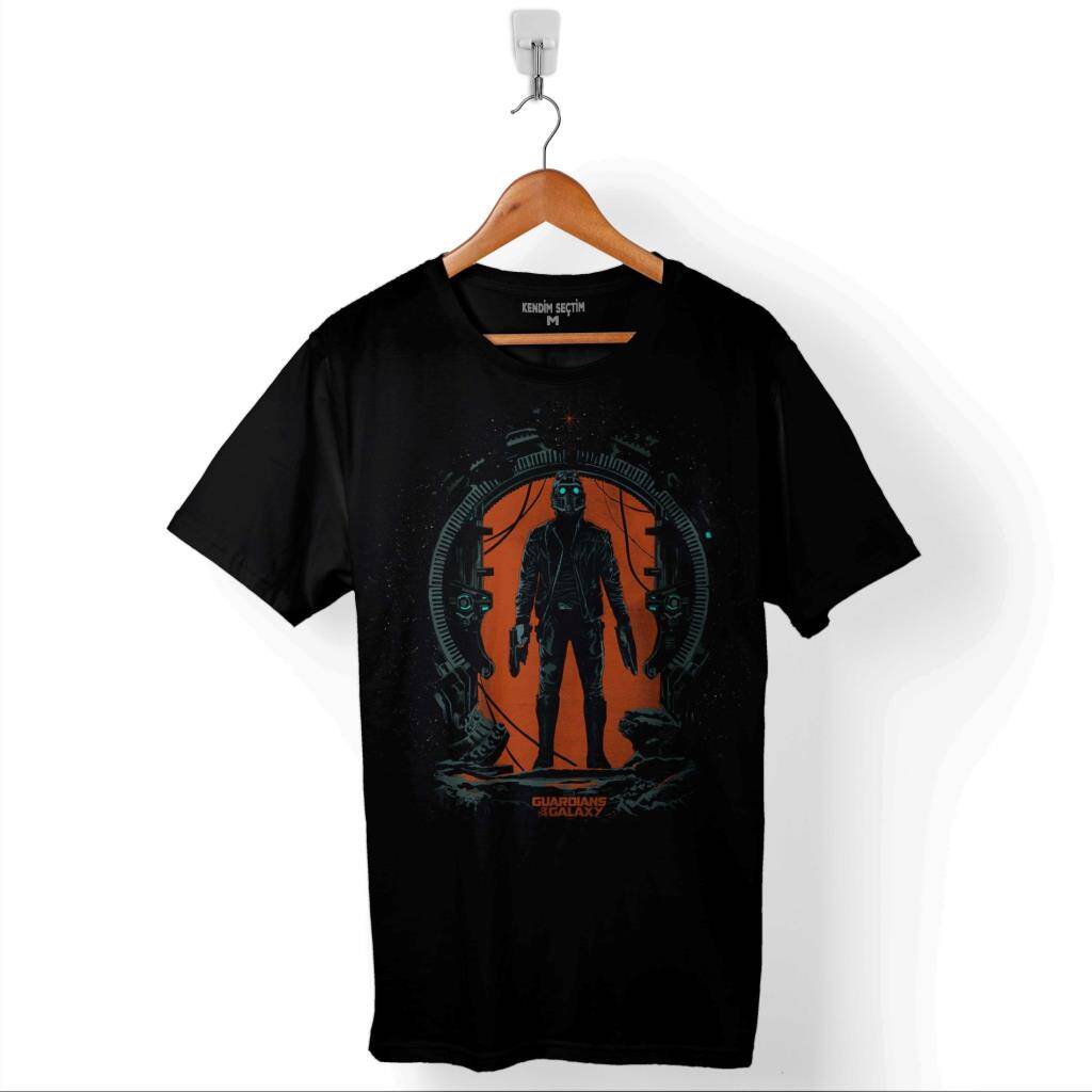 Star Lord Guardians Of The Galaxy 2 Baskılı Tişört Unisex T-Shirt - 1