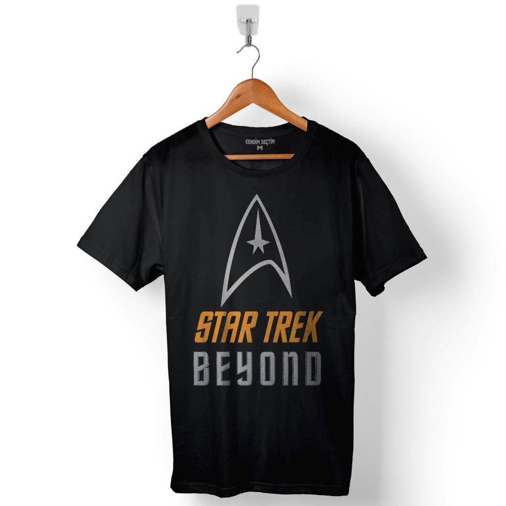 Star Trek Beyond Logo Terran Empire Baskılı Tişört Unisex T-Shirt - 1
