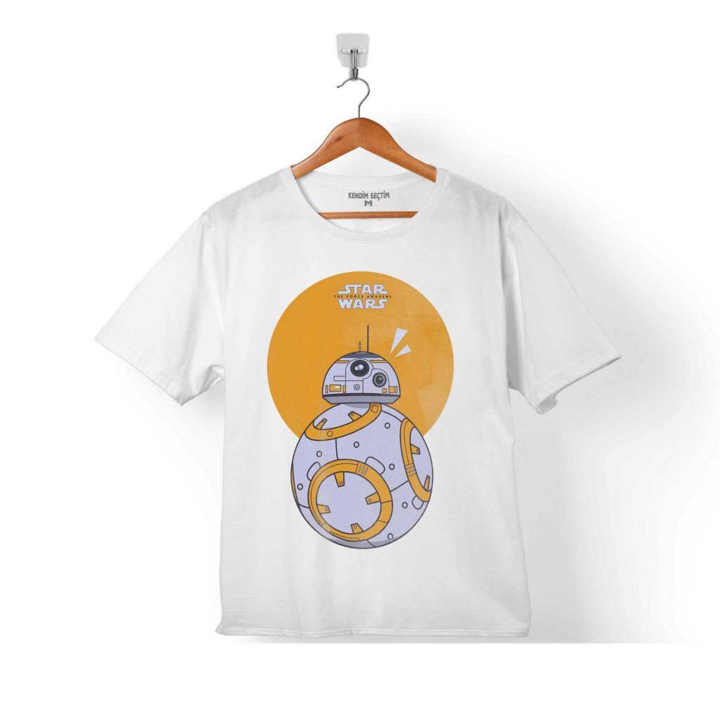 STAR WARS BB-8 BB8 FATHEAD ÇOCUK TİŞÖRT - 1