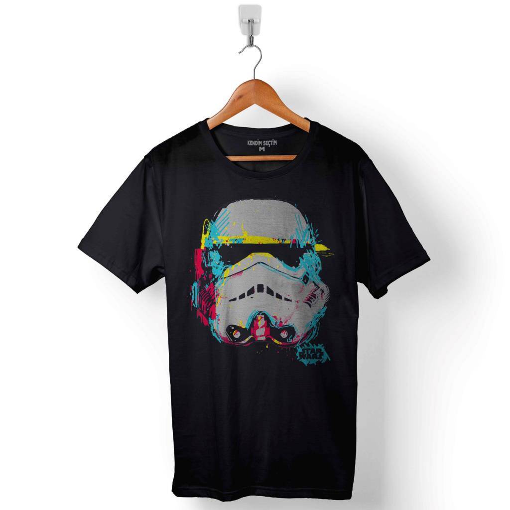 Star Wars Fresh Drawing Darth Vader Baskılı Tişört Unisex T-Shirt - 1