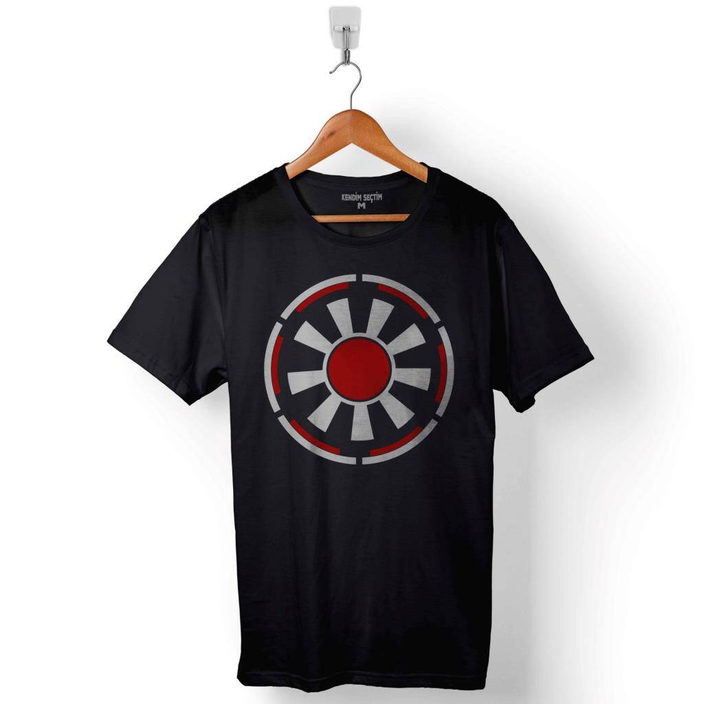 Star Wars Galactic Empire Logo Yıldız Savaşları Baskılı Tişört Unisex T-Shirt - 1