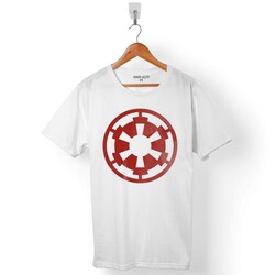 STAR WARS GALACTIC EMPIRE LOGO YILDIZ SAVAŞLARI ERKEK TİŞÖRT - 1