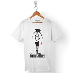 STAR WARS GODFATHER YOUR FATHER ERKEK TİŞÖRT - 1