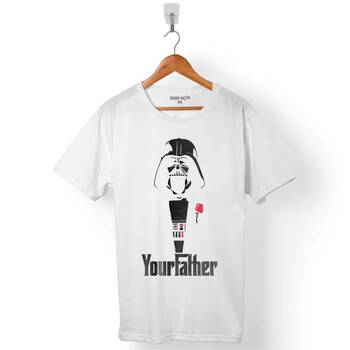 STAR WARS GODFATHER YOUR FATHER ERKEK TİŞÖRT - 1