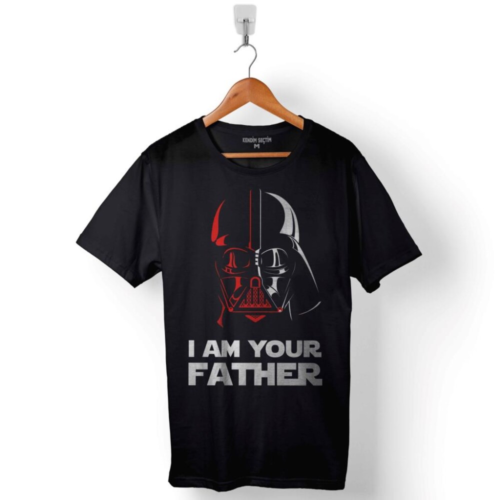 Star Wars I Am Your Father Ben Senin Babanım Baskılı Tişört Unisex T-Shirt - 1