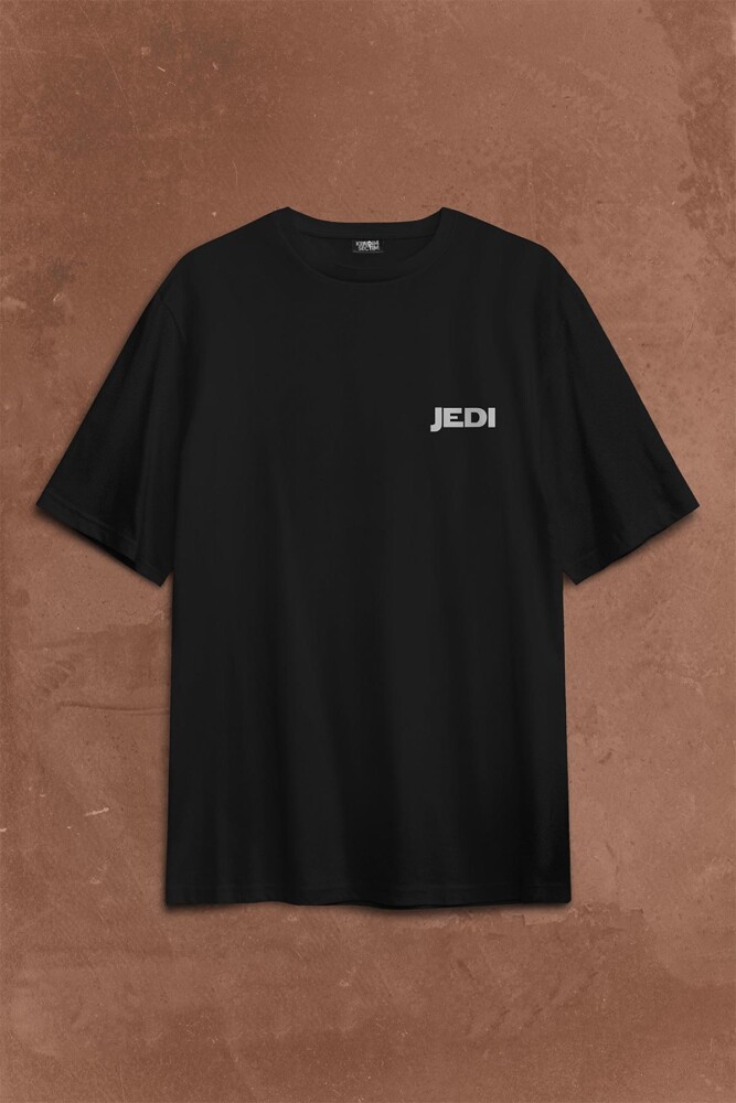 Star Wars Jedi I Never My Acceptance Letter Sırt Ön Baskılı Oversize Tişört Unisex T-Shirt - 1