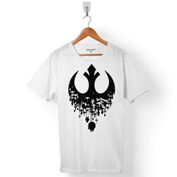 STAR WARS YILDIZ SAVAŞLARI VADER SİLÜET TASARIM ERKEK TİŞÖRT - 1