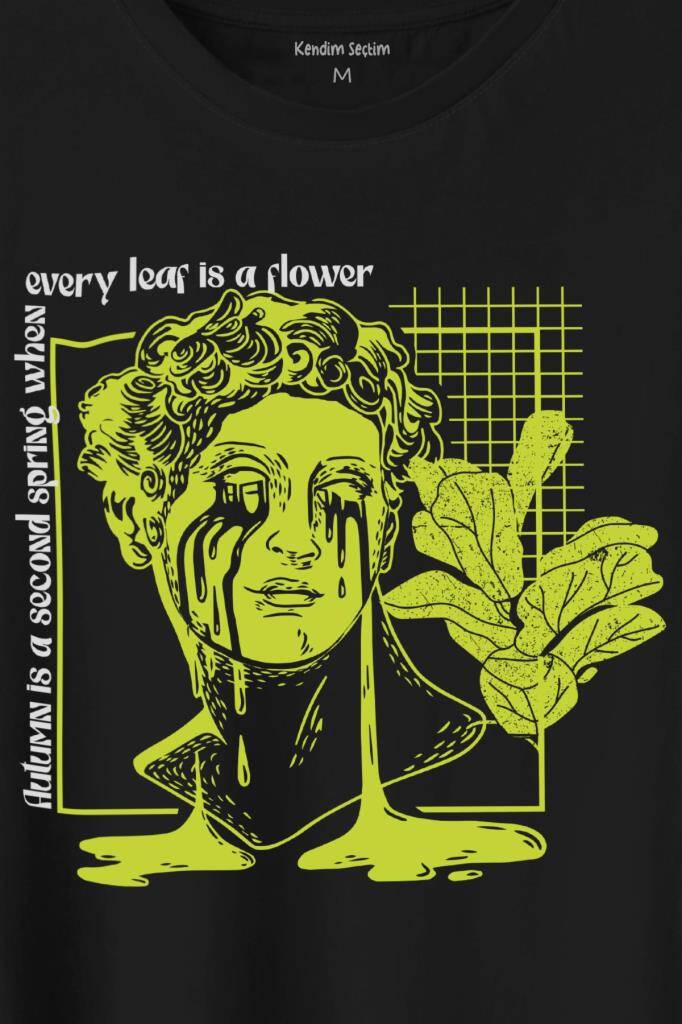 Statue Cry Vaporwave Future Heykel Urban Street Culture Baskılı Tişört Unisex T-Shirt - 2