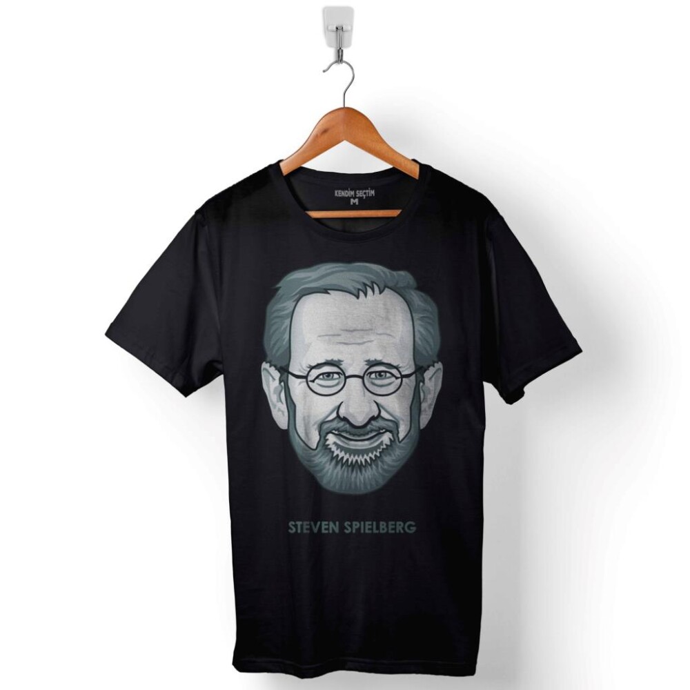 Steven Spıelberg Yönetmen Sinema Film Baskılı Tişört Unisex T-Shirt - 1