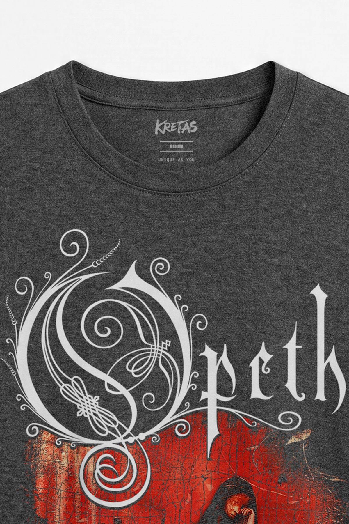 Still Life Opeth Progressive Metal Rock Müzik Unisex Regular Antrasit Melanj Tişört (1)