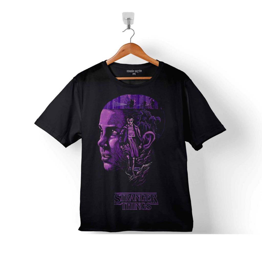 STRANGER THINGS ELEVEN FACE UPSIDE DOWN ÇOCUK TİŞÖRT - 1