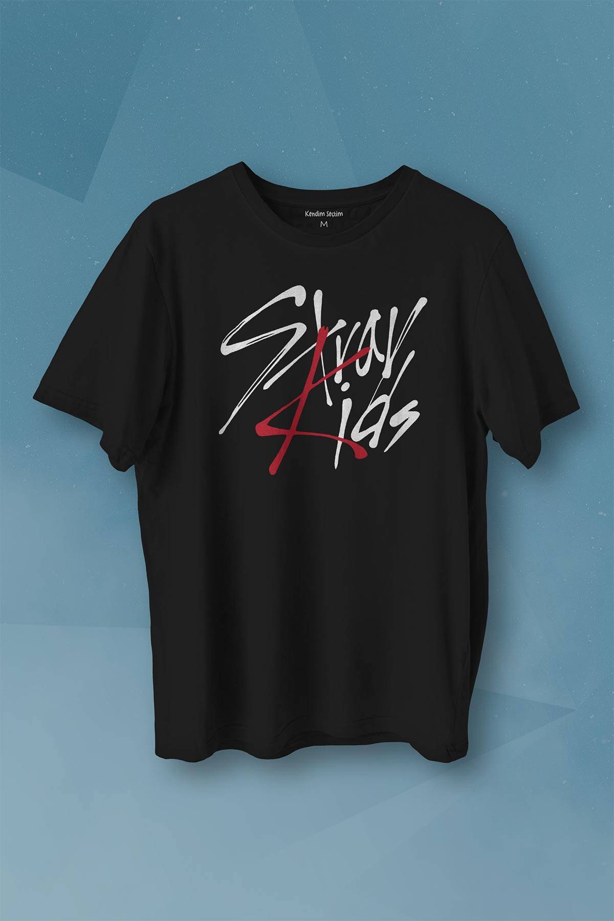 Stray Kids Kore K-Pop Baskılı Tişört Unisex T-shirt - 1