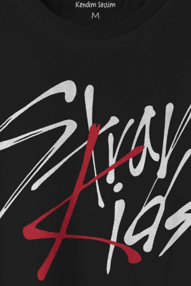 Stray Kids Kore K-Pop Baskılı Tişört Unisex T-shirt - 2
