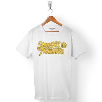STRENGTH IN NUMBERS STEPHEN CURRY LOGO ERKEK TİŞÖRT - 1