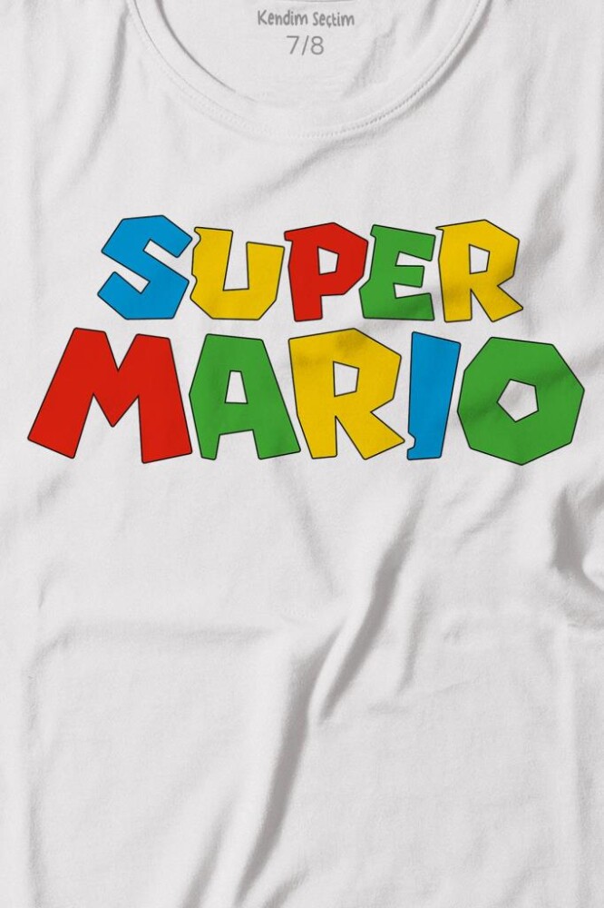 Super Mario Seres Baskılı Tişört Çocuk T-shirt - 2