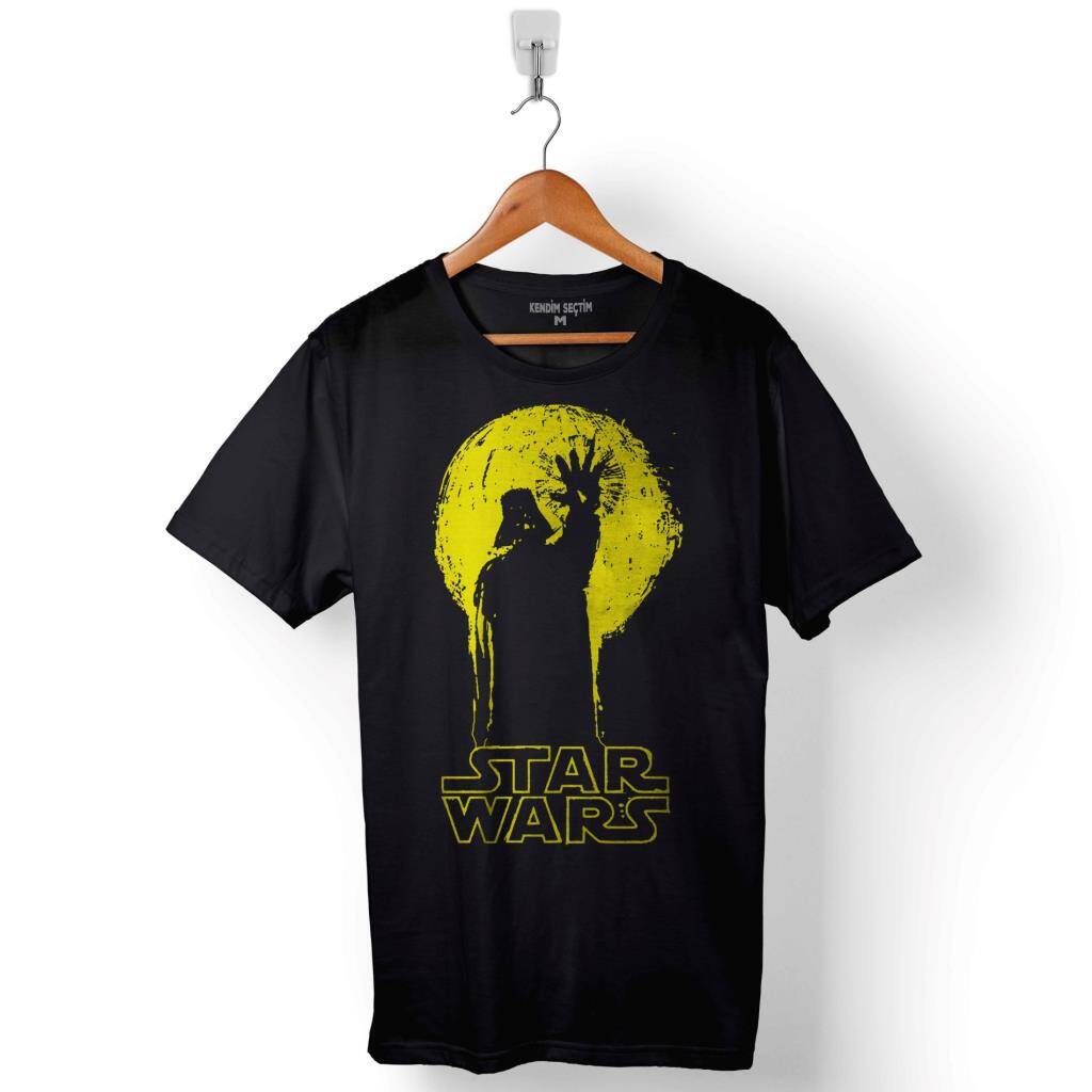 Super Vader Bros Star Wars Yıldız Savaşları Baskılı Tişört Unisex T-Shirt - 1