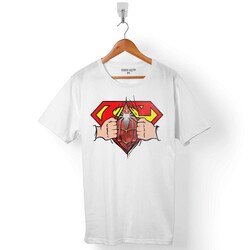 SUPERMAN SPIDERMAN SUPER SPIDER MAN ÖRÜMCEK ADAM ERKEK TİŞÖRT - 1