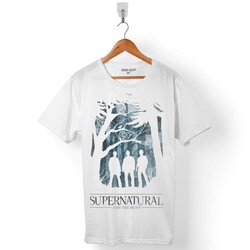 SUPERNATURAL JOIN THE HUNT II 2 LOGO ERKEK TİŞÖRT - 1