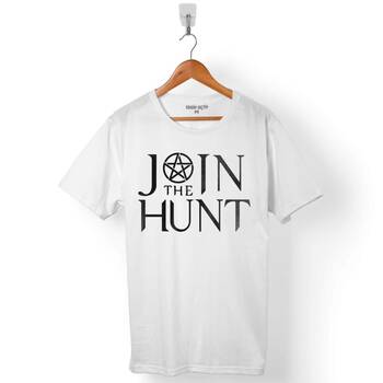 SUPERNATURAL JOIN THE HUNT II 2 LOGO ERKEK TİŞÖRT - 1