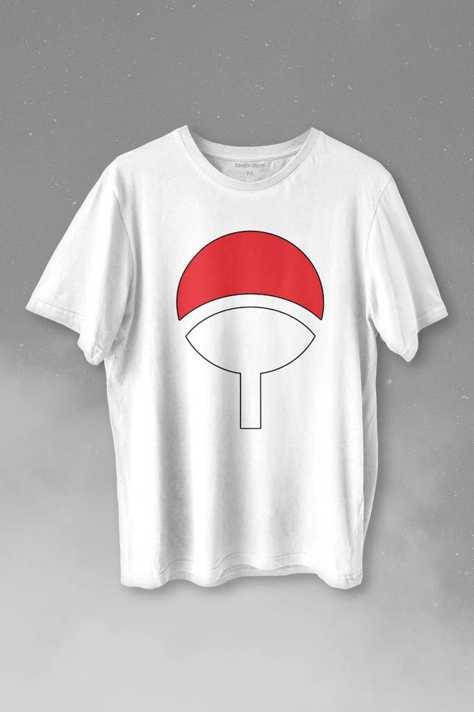 Susake Unchia Otsutsuki Symbol Logo Naruto Baskılı Tişört Unisex T-shirt - 1