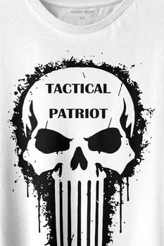Tactical Patriot Military Vatansever Savaşçı Baskılı Tişört Unisex T-shirt - 2